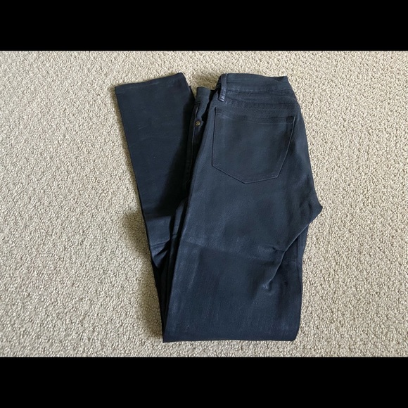Gap Black Leatherette Premium Skinny Jeans in size 26 - Picture 5 of 5